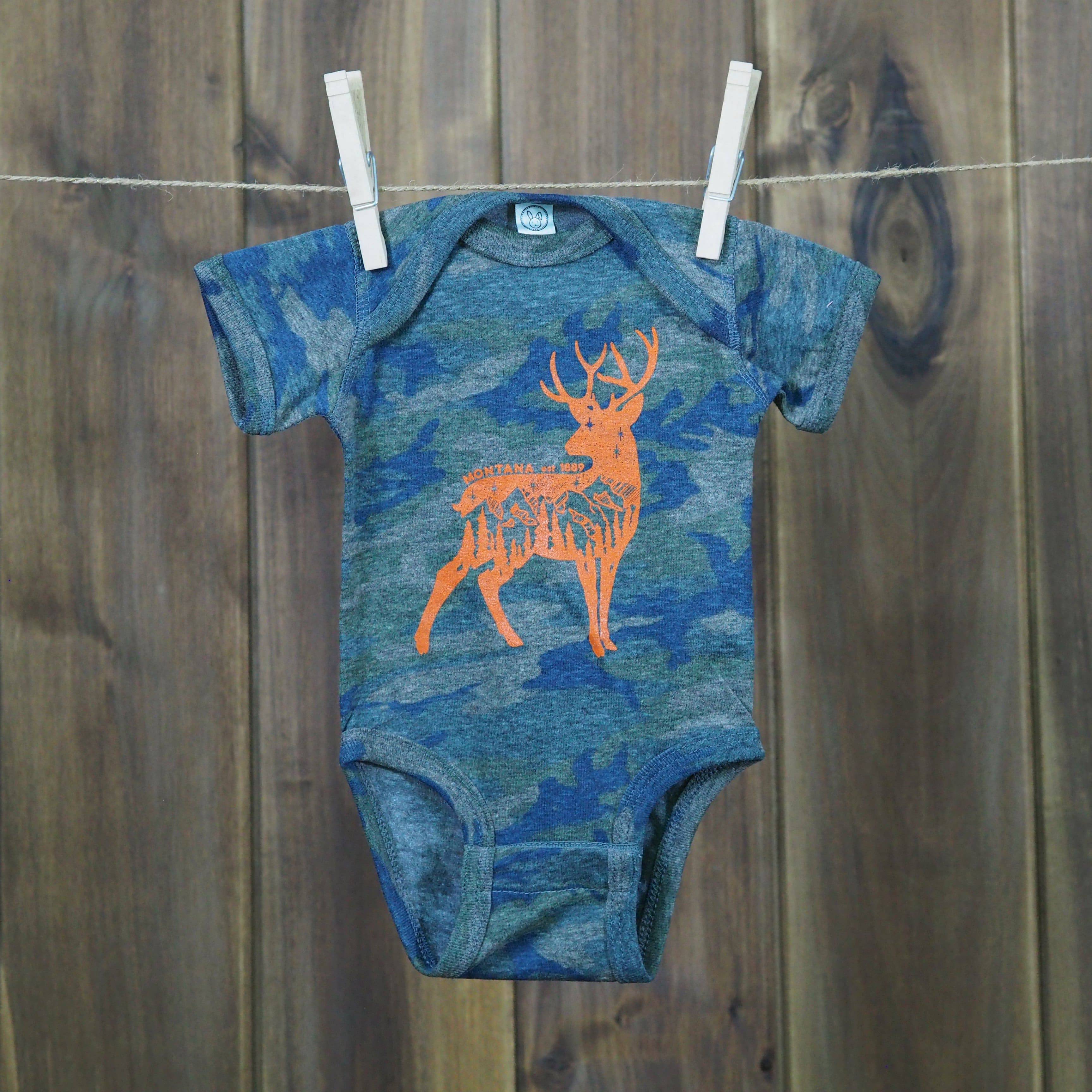 Camo Deer onesie